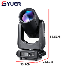 YUER™ 400W LED Beam Moving Head Light Frost Focus Rainbow 8+16 Prisms Effect DMX512 Control For DJ Disco Party Bar Club Wedding Stage Effect Lighting