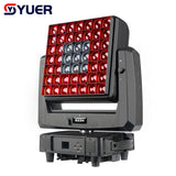 YUER™️ New 49X20W RGBW LED Matrix Zoom Wall Wash Moving Head light DMX512 DJ Disco Party Club Show Professional Stage Effect Lights