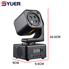 YUER™ MINI 2Red 3Green 1Blue Laser +5w Strobe Moving Head Light DMX512 Sound Control For DJ Disco Party Bar Club Wedding Stage Lighting