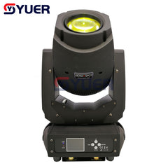 YUER™️ Équipements d'éclairage de scène Spot de faisceau 200 W 2 en 1 LED à tête mobile avec écran LCD avec 6 Gobos rotatifs et 8 Gobos statiques 