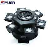 YUER™️ LED 10X10W 6 Head Moving Head Beam Light RG Laser Strobe Light DMX Stage Light RGB Beam Light Rotating Disco Party Bar