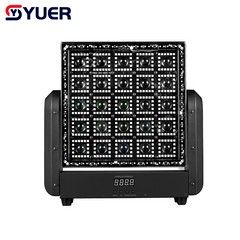 YUER™️ Luz de Matriz de Cabeza Móvil LED 25X5W Blanca + 400PCS RGB + 108PCS Blanca y Blanca Cálida Efectos de Flash Wash DMX512 Para DJ Discoteca Fiesta Club Bar