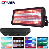YUER™️ 270X0.2W+RGB 3IN1+180X0.5W White LED Strobe Light DMX512 For DJ Disco Stage Wedding Music Party Bar Indoor