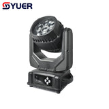 YUER™️ NEW Mold Waterproof IP66 7X40W RGBW 4 in 1 LED Bee Eyes Zoom Moving Head Light Dmx Beam Wash Stage Dj Disco Party Light