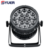 YUER™️Waterproof IP68 LED 19X15W RGBW Par Light Zoom Strobe Effect Circle Control Voice Control DMX512 For DMX DJ Disco Dance Bar Professional Laser Light