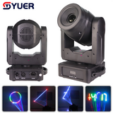 YUER™️3W 6W RGB Full Color Moving Head Laser Light With Ring APP Control DMX512 For DJ Disco Wedding Bar Stage Effect