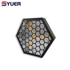 YUER™️ 3x60W COB Dorado + LED 48x3W RGB Luces LED Retro Intermitentes Iluminación de Fondo LED DMX512 para DJ Discoteca Bar Fiesta Club Espectáculo
