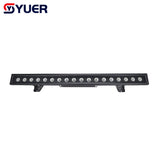 YUER™ IP65 Waterproof Full Color 18X8W RGBW 4IN1 LED Wall Washer DMX Control Device Suitable for Disco DJ Stage Bar Decoration