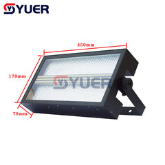 YUER™️ 144Pcs RGB 3IN1 LED Strobe Light Super Strobe Effect Lighting DMX 7/13/148CH For DJ Disco Stage Wedding Music Party Bar Indoor