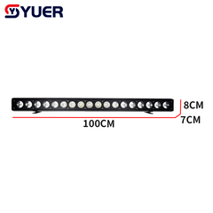 YUER™ 18x10W RGBW 4in1 LED Wall Washer Light Point Control Wash Effect DMX512 Sound For DJ Disco Party Bar Club Wedding Stage Lighting