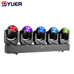 YUER™️5X60W RGBW Point Control Moving Head Light Beam Horse Racing Effect RDM DMX512 For Stage Light Effect Light Disco Dj Music Party Bar