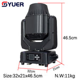 YUER™️ IP65 Waterproof RGBW Full Color 10W Projector Moving Head Laser Light 3D Animation Stage Lights XY Magnetic Encoding DMX DJ Disco Bar