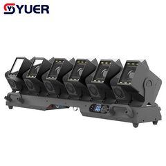 YUER™️ NEW LED 12X60W RGBW 4in1+432 Golden +432 Cold White Moving Head Beam Light DMX512 For DJ Disco Party Stage Effect Lighting Night Club Bar Light
