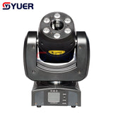 YUER™️ 6X10W LED + 1W 2W 3W Full Color RGB Laser Moving Head Light DMX Scanning Pattern Effect Laser Projector DJ Disco Stage Wedding