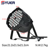 YUER™️ 54x3W RGB LED Par Light Stage Effect Lighting For Sound Party Disco DJ Club