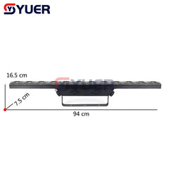 YUER™️ Beam Wash 2IN1 12X3W CREE LED Luces de pared LED de color blanco cálido o blanco frío con 72 chips LED RGB 3IN1 SMD 5050 Efecto de sala de espectáculo Funciones de caballo corriendo 