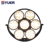YUER™️ 7X50W CW WW COB Round Blinder Light Strobe Wash Effect DMX512 For Dj Dmx Stage Light Effect Light Disco Dj Bar
