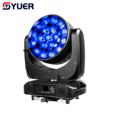YUER™️19X40W RGBW 4IN1 LED Moving Head Light WASH ZOOM Voice Control Circle Control Effect RDM DMX512 For Ktv Disco Dj Bar Stage Lighting