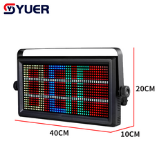 YUER™  135+30 Segments RGB +White Strobe Light Wash Effect DMX512 Sound Control For DJ Disco Party Bar Club Wedding Stage Lighting