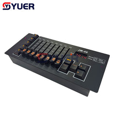 YUER™️ Luz de escenario LED Mini controlador Dmx de 40 canales luz Par LED consola de luz de DJ para cabezales móviles consola de efectos de iluminación de discoteca Led 