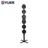 YUER™️6-Eye 6X50W White+Warm White 2IN1 LED COB Vertical Retro Lamp Light Adjustable Telescopic DMX512 For  DJ Stage Bar Disco