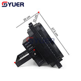 YUER™️ LED COB 4 Eyes 4X100W Blinder Light DMX Stage Lighting Effect DMX Controller Club Show Night DJ Disco Professional Stage Lights