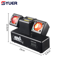 YUER™ 8x3W RGBW 2x5W Warm White Strobe +1 Red 1 Green Laser Moving Head Light With Strobe Beam Laser Effect DMX512 Remote Control For DJ Disco Wedding Event Party Bar Club