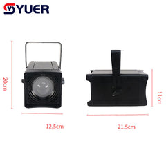 YUER™️ Luces de escenario 100W COB Luces par blancas cálidas Luz de atmósfera RGBW 4 en 1 COB Par Can luces para fiesta DJ Disoc Boda Jardín 