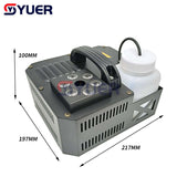 YUER™️  600W  LED Fog Machine Pyro Vertical Smoke Machine With Remote Control /Professional Fogger 6x3W RGB 3IN1 Color