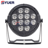 YUER™️ NEW Mold 12x6W RGBWA 4 in 1 LED Par Light Wireless Remote Control Stage Light For Dance Club Birthday Party Wedding DJ Disco