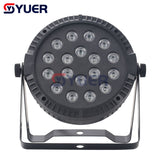 YUER™️ Professional Stage Lights 18LED RGB 3in1 Par Light DMX Colour Mixing For Party DJ Disco Music Show With App Control Night Light