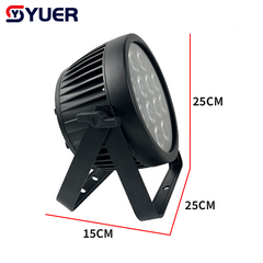 YUER™ 12x12W RGBWAUV 6in1 Battery Par Light Wash Effect DMX512 Remote APP Control For DJ Disco Wedding Event Party Bar Club