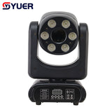 YUER™️ 150W LED Spot Beam Wall Wash Moving Head Light DMX With 7 Gobo Prism Strobe Focus Effect DJ Disco Party Christmas Stage Effects