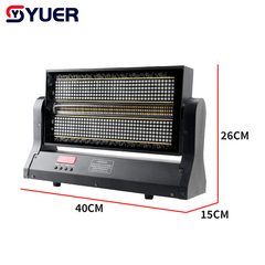 YUER™ 60+100 Segment RGB Warm/Cold White Moving Head Strobe Light Horse Racing Flash Effect DMX512 Control For DJ Disco Party Bar Club Wedding Stage Effect Lighting