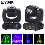 YUER™️ NEW LED 100W Spot Beam Moving Head Light 18 Face Prism DMX512 Sound Dj Stage Effect Light Party Dance Disco Bar Music Club