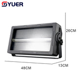 YUER™ Copy Martin 250W LED RGB+W 96+16 Segments Strobe Light Horse racing Flash Effect Stage Lighting Party Dj Disco Concert Live Show Horse Racing Lamp