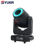 YUER™️ NEW 200W LED Moving Head Lighting Stage Effect With Aperture For DJ Disco Wedding Party DMX512 Auto Sound Modes Beam Spot