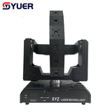 YUER™️ 6 Eyes XYZ Stage Effect Infinite Rotation RGB Laser Bar Beam Lighting for DJ Disco Party Wedding Moving Head Projector DMX512