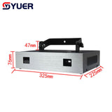 YUER™️ Double Head Full Color Animation Laser Light 20K Galvanometer DMX512 Voice Control For DJ Disco Wedding Stage Bar Nightclub