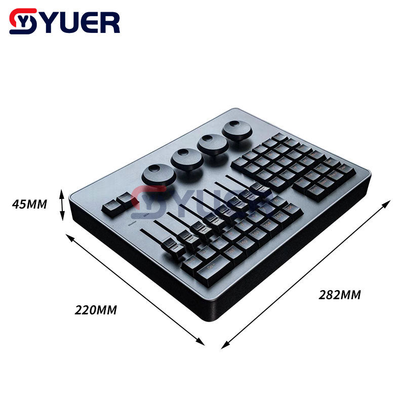 Yuer New 512 Ch Dmx Mini Console Battery Stage Lighting Effect Console Dmx  Led 64/512ch For Dj Disco Wedding Stage Music Party - Stage Lighting Effect  - AliExpress