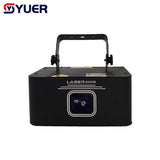 YUER™️ NEW Mold Professional  2W RGB DMX Animation Beam Scanner Stage Laser Light Projector DJ Disco Lights KTV Music Party Bar Wedding