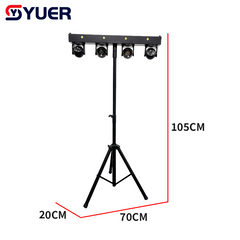 YUER™ 40W RGBW 4in1 +15W RGBW Battery Bracket Light Wash Laser Beam Effect Wireless DMX Remote Control For DJ Disco Wedding Event Party Bar Club