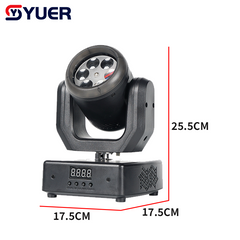 YUER™ MINI 6x8W RGBW Bee Eye Moving Head Light With Ring DMX512 Remote Control For DJ Disco Wedding Event Party Bar Club Stage Show