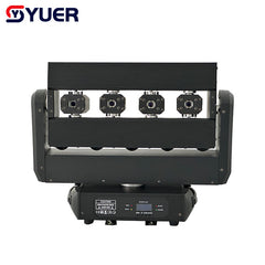YUER™️ Nueva llegada RGB 3EN1 Láser de haz con cabezal móvil, rotación infinita en ejes XY, DMX512, lámpara de efecto de escenario interior para DJ, discoteca, fiesta y club
