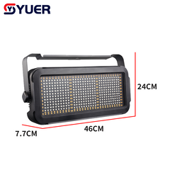 YUER™NEW 360X0.2W RGB+204X0.5W White Strobe Light Independent Control Voice Control DMX512 For Party Dj Disco Concert Live Show Horse Racing Lamp