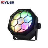 YUER™️ 100W Positive White+Warm White COB LED Par Light With RGB 3IN1 Auxiliary Light Strobe Effect DMX512 For Party Disco Club Light DJ Equipment Stage Effect Lighting