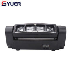 YUER™️ LED 8x6w RGBW con haz láser RG, tira de píxeles, araña con cabezal móvil DMX512, DJ, fiesta disco, club nocturno, baile, boda, iluminación de escenario 