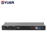 YUER™️ DJ Stage Light RDM Distribution 8 Way DMX Controller Adjustable Address Code Online Equipment Optical Signal Amplifier Splitter