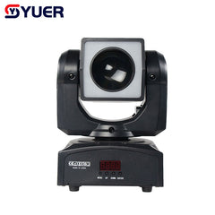 Mini Lyre LED Beam YUER™️ 60W avec anneau RGBW 4-en-1 DMX512 Effet de Lumière de Scène Stroboscope pour Spectacle en Direct DJ Boîte de Nuit Fête