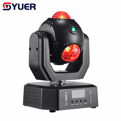 YUER™ 3x15W +Red Green Blue Laser Moving Head Light Magic Ball Laser Effect DMX512 Sound Control For DJ Disco Party Bar Club Wedding Stage Effect Lighting
